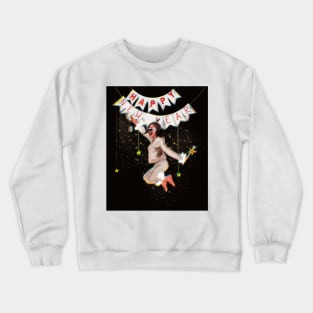 Happy New Year Party Girl Crewneck Sweatshirt